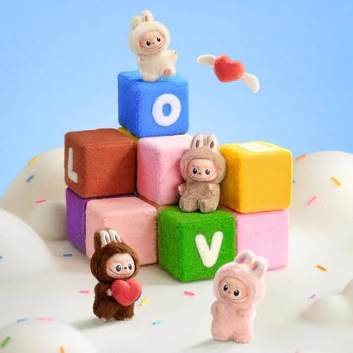 POP MART THE Monster Pin for Love Series (A-M) Mini Labubu Doll Blind Box Mystery Box Keychain - Vinyl Plush Pendant, Bag Charms, Collectible Holiday & Birthday Gift for Kids & Adults, Single Box by POP MART - Image 6
