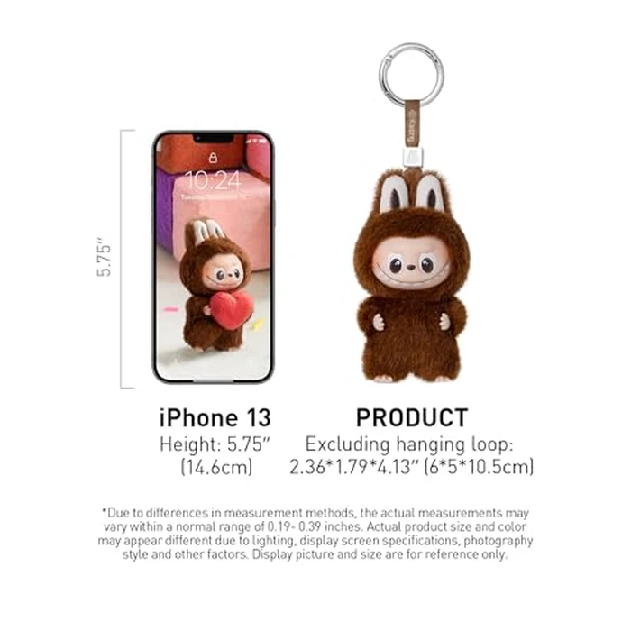 POP MART THE Monster Pin for Love Series (A-M) Mini Labubu Doll Blind Box Mystery Box Keychain - Vinyl Plush Pendant, Bag Charms, Collectible Holiday & Birthday Gift for Kids & Adults, Single Box by POP MART - Image 7