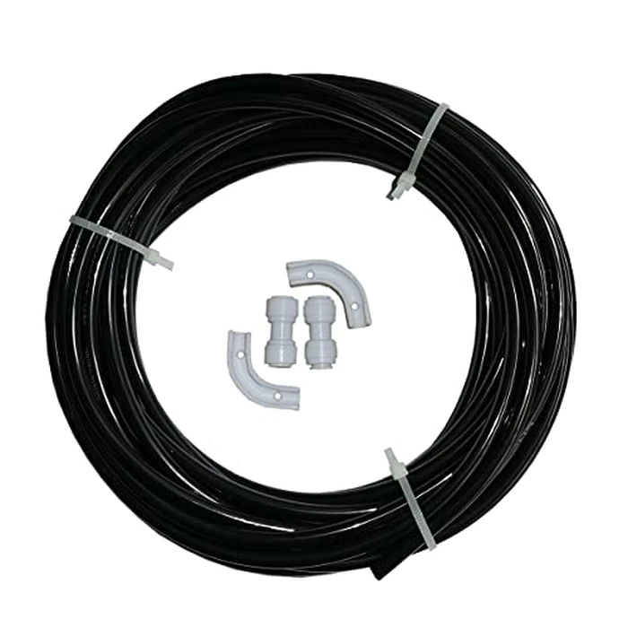 YZMSZ 1/4 Inch O.D. tube Lenght 100Ft (30m) black RO Water Filter Tubing PE,Use with Reverse Osmosis Systems, Drinking Water Filters, Liquid Dispensers,Coffee Machine,Ice Maker. by YZMSZ - Used - Like New condition - US$17.96