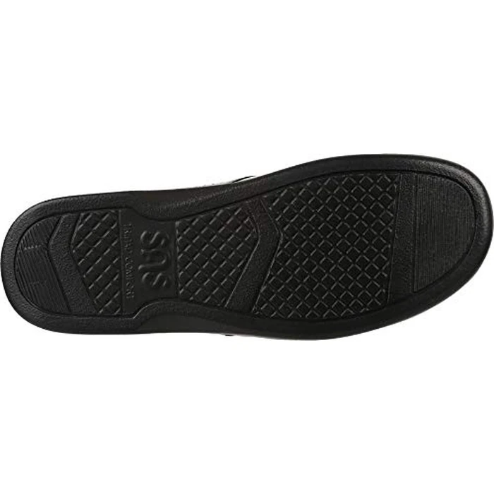 SAS(R) VTO Shoes for Men - Ideal for Medical Purposes - Leather Construction - Wide Toe Box - Mesh Lining Black 9.5 N - Narrow (C) by SAS - Image 4