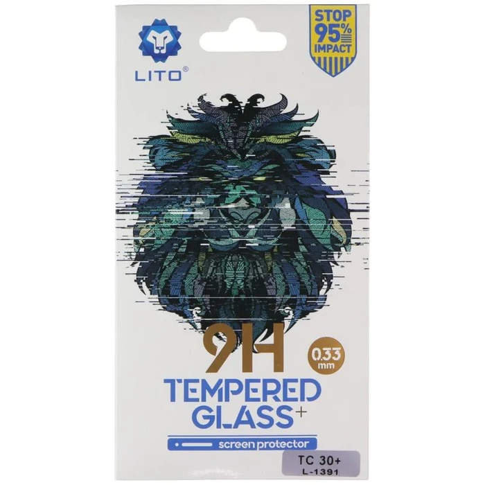 LITO 9H (0.33mm) Tempered Glass Screen Protector for TCL 30+ - Clear by LITO - Image 1