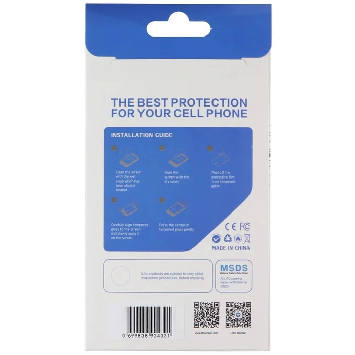 LITO 9H (0.33mm) Tempered Glass Screen Protector for TCL 30+ - Clear by LITO - Image 2