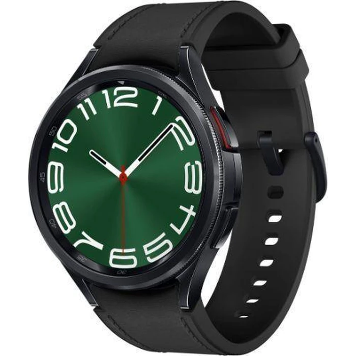 Samsung Galaxy Watch6 (Bluetooth) - 16GB - 40mm - Black Classic (Stainless Steel) Case with Black Hybrid Eco-Leather Leather Band by Samsung - Image 2