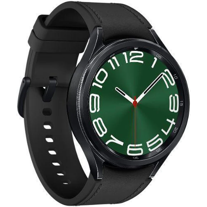Samsung Galaxy Watch6 (Bluetooth) - 16GB - 40mm - Black Classic (Stainless Steel) Case with Black Hybrid Eco-Leather Leather Band by Samsung - Image 3