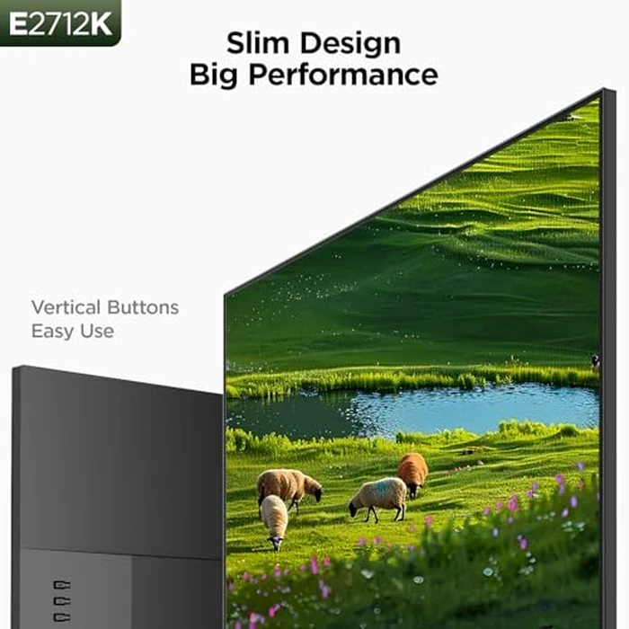 KOORUI 27 Inch Gaming Office Monitor 144Hz VA Display 4000:1 Contrast Ratio, FreeSync FHD 1080P, Eye Care TÜV Rheinland Certified, Slim Bezels, HDMI VGA Ports, Ergonomic Tilt, VESA Mount, Black by KOORUI - Image 3