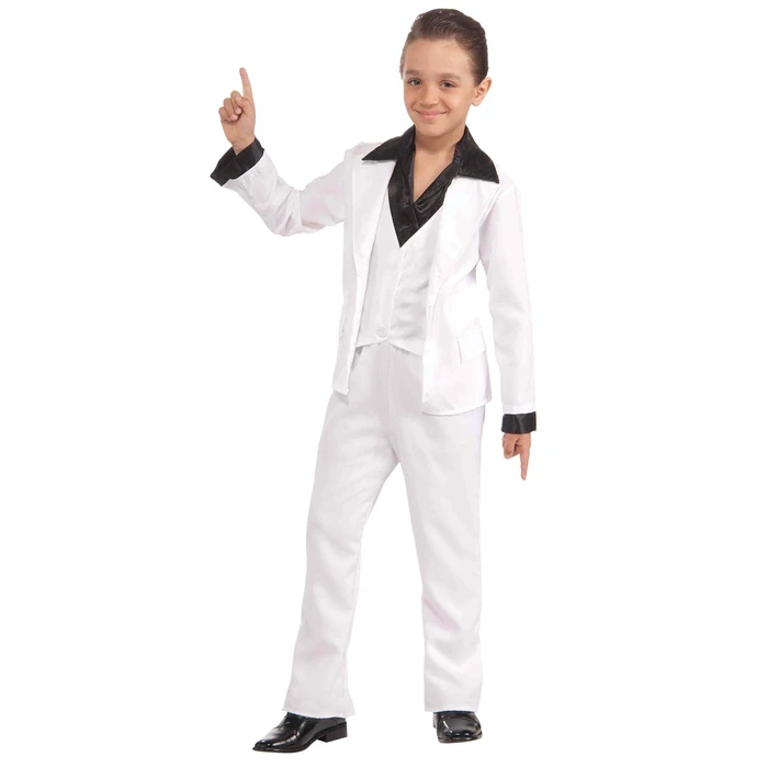 Rubies 70'S Disco Fever Costume for Kids, Boy's Medium by Rubies - Used - Like New condition