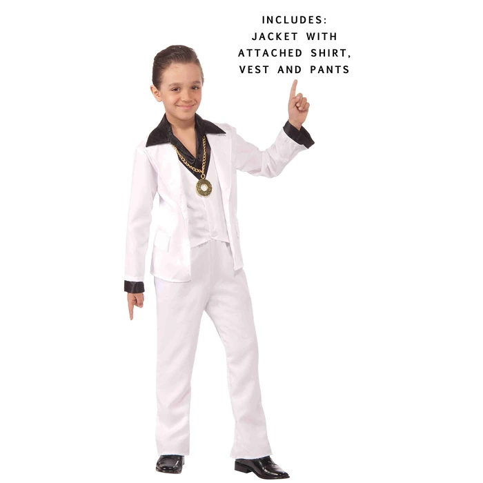 Rubies 70'S Disco Fever Costume for Kids, Boy's Medium by Rubies - Image 2