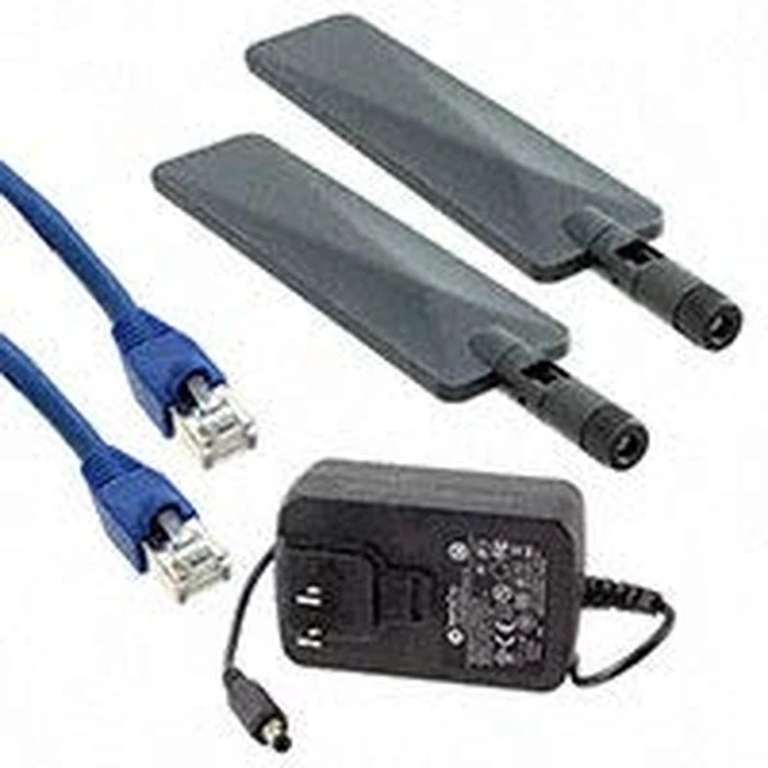 DIGI 76002062 Accessory KIT - AC PWR STD Temperature US Plug, (1) Power Supply (2) LTE Antennas (1) Ethernet Cable, Used with Transport WR11XT by Digi - Used - Like New condition - US$25.34