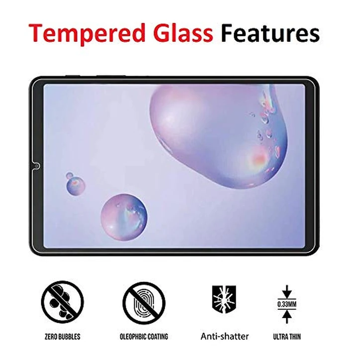 Vultic Screen Protector [2 Pack] for Samsung Galaxy Tab E 9.6 2015, Tempered Glass Film Tablet Cover by VULTIC - Image 3
