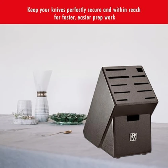 ZWILLING 11 Slot Four Star Series Pro Knife Block for Kitchen - Charcoal, Knife Holder, Cutlery Storage Stand, Knives Organizer by ZWILLING - Image 3