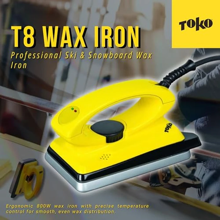 Toko T8 Hot Wax Iron - Ergonomic Ski and Snowboard Waxing Tool with Adjustable Temperature - 110V for use in the USA by TOKO - Image 3