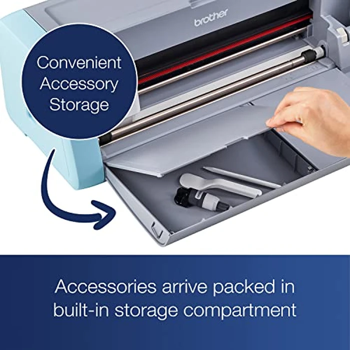 Brother ScanNCut SDX125E Electronic DIY Cutting Machine with Scanner, Make Custom Stickers, Vinyl Wall Art, Greeting Cards and More with 682 Included Patterns by Brother - Image 2