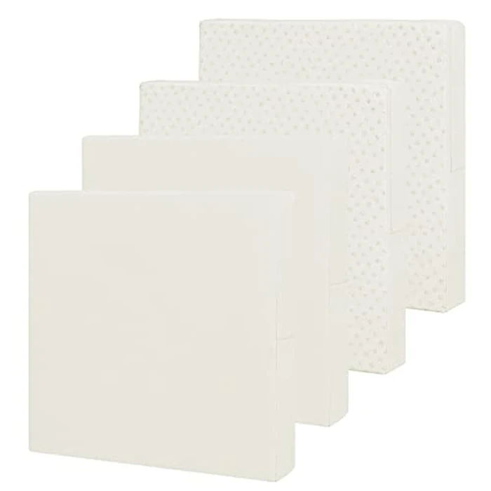 Easy-Going Patio Furniture Non-Slip Cushion Covers Outdoor Seat Cushion Waterproof Covers with Zipper 24x24x4 in 4 Pieces, Cream by Easy-Going - Used - Very Good condition - CA$37.34