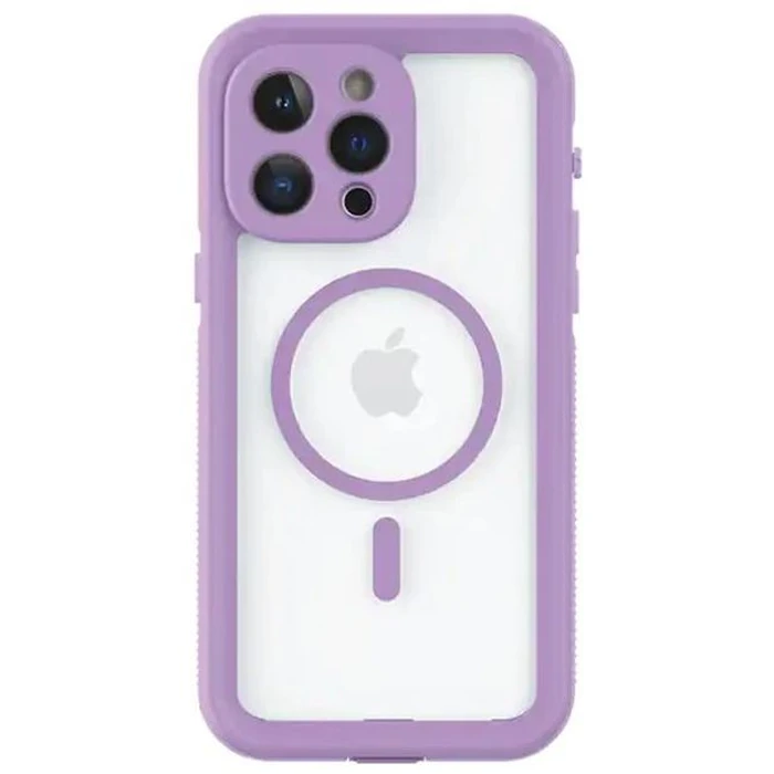 Body Glove Tidal Waterproof Case with Magsafe for iPhone 14 Pro Max - Purple by Body Glove - Refurbished - Brand New condition