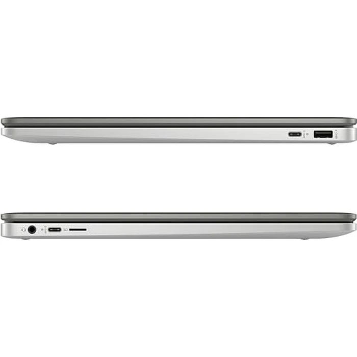 HP 15.6 HD Premium Chromebook, Intel Celeron N Processor 3.7GHz Turbo Speed, 8GB Ram, 64GB SSD, Ultra-Fast WiFi Up to 1700 Mbps, Chrome OS, Arctic Sliver by HP - Image 4