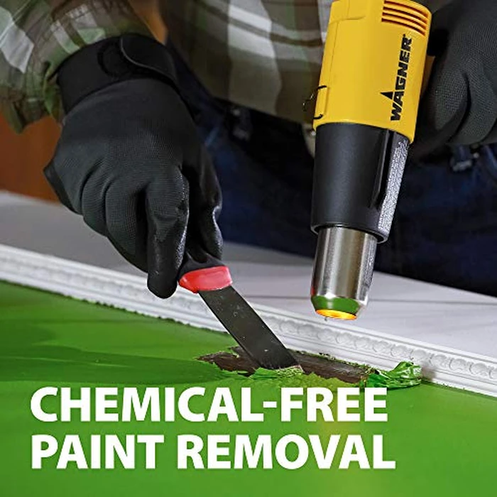 Wagner Spraytech 2417344 HT1000 Heat Gun Kit, 3 Nozzles Included, 2 Temp Settings 750ᵒF & 1000ᵒF, Great for Shrink Wrap, Soften Paint, Bend Plastic Pipes, Loosen Bolts and More by Wagner - Image 4