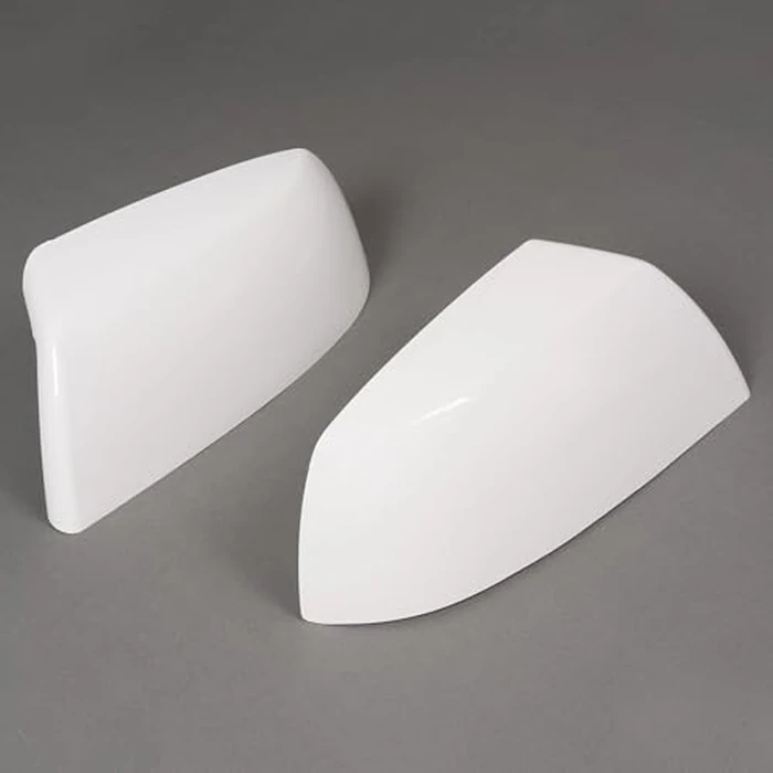 HECASA Mirror Covers & Door Handle Kit Compatible with 2007-2022 Toyota Tundra Crewmax/Sequoia W/O Passenger Keyhole Painted Ultra-White by HECASA - Image 5