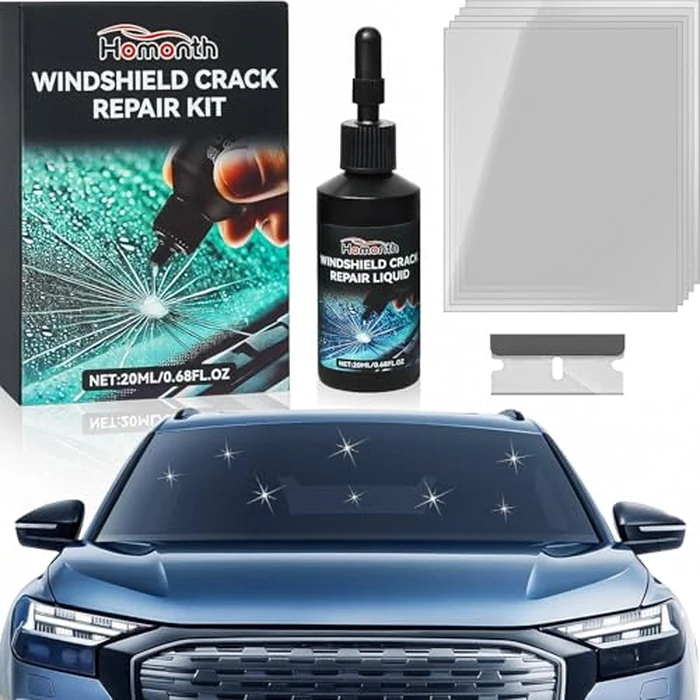 popalula Windshield Chip Repair Kit - 2026 Upgrade Car Windshield Crack Repair Kit, Glass Repair Liquid for Cracks and Chips, Rock Chip Repair Kit for Fix Windows, Mirrors, Glasses, All Crack Types by popalula - Used - Like New condition - US$13.87