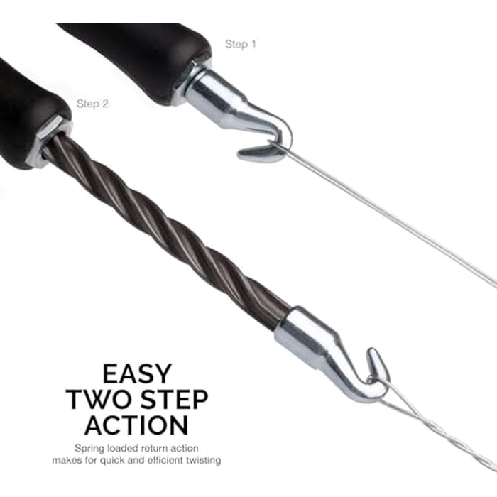 NEIKO 61025A Automatic Rebar Wire Twister Tool | Updated Model | Reinforced Spring with Improved Recoil and Reload Action, Ergonomic Rubber Handle by NEIKO - Image 4