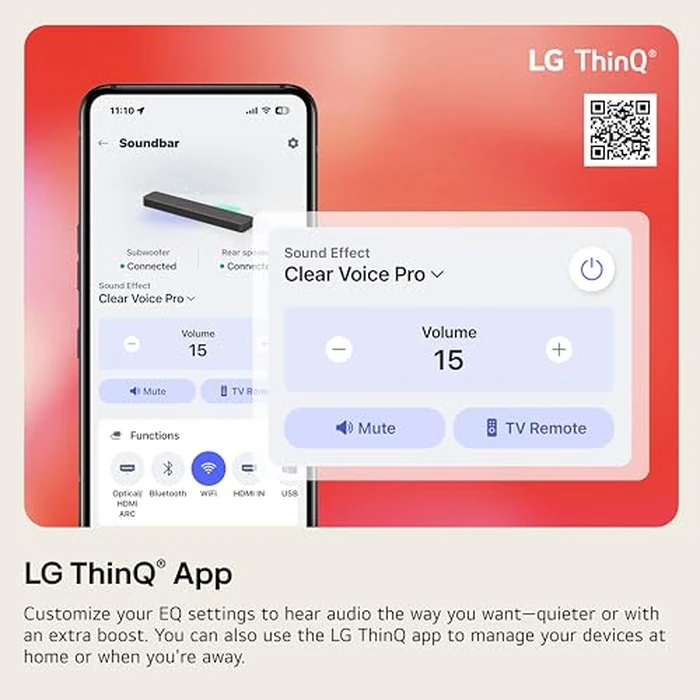 LG S40TR 4.1 ch. Home Theater Soundbar with Rear Surround Speakers and Wireless Subwoofer, Wow Interface, Dolby Audio, AI Sound Pro, Amazon Exclusive by LG - Image 8