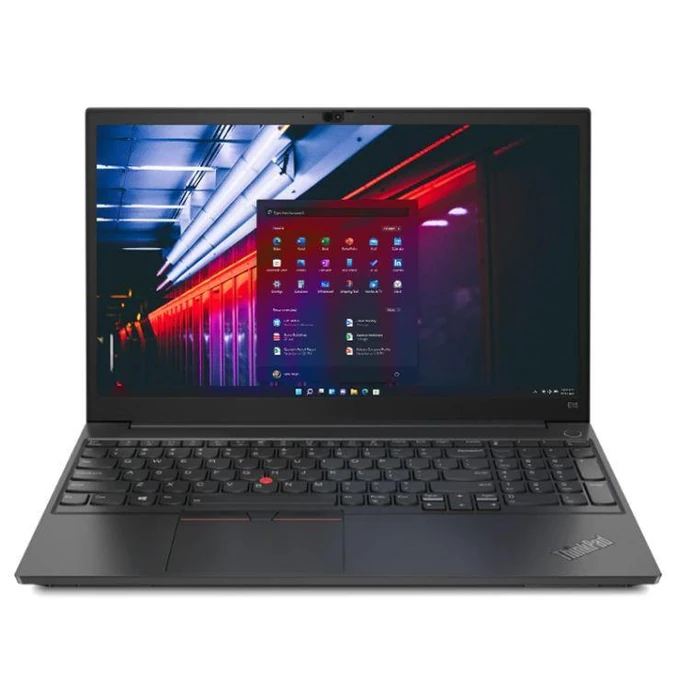 Lenovo ThinkPad E15 (Gen 2) Intel Laptop 15.6" - Glossy Black - Intel Core(TM) i3-1115G4 2.4GHz - 4GB RAM - 256GB by Lenovo - Image 1