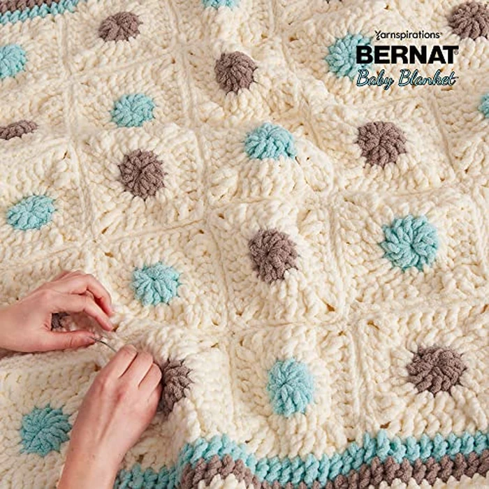 Bernat Baby Blanket Yarn, 10.5 Ounce, Baby Sand, Single Ball by Bernat - Image 3