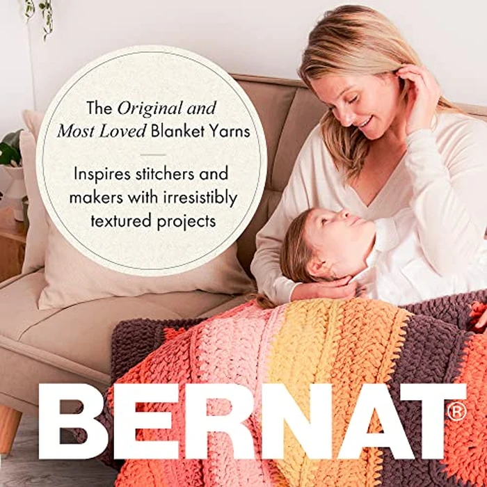 Bernat Baby Blanket Yarn, 10.5 Ounce, Baby Sand, Single Ball by Bernat - Image 7