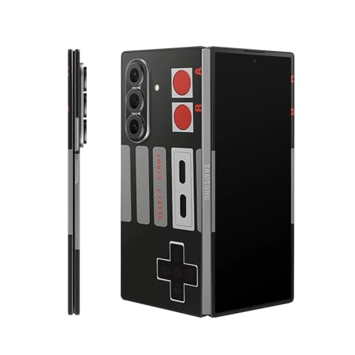 Phone Skin Compatible with Samsung Galaxy Z Fold 7 - Retro Gamer 3 - Premium 3M Vinyl Protective Wrap Decal Cover - Easy to Apply | Crafted in The USA by MightySkins by Vision Signs & Graphics - Used - Very Good condition - US$14.67