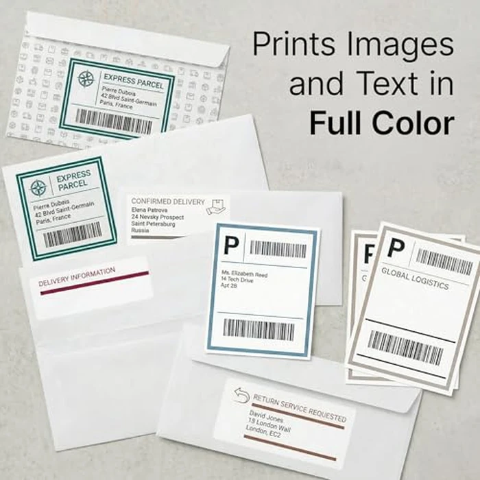 3 1/2" X 5" Matte White Printable Labels Compatible with Inkjet and Laser Printers - 250 Sheets, 1000 Stickers for Shipping, Mailing, and Organization - Spartan Industrial Template R016 by Spartan Industrial - Image 5