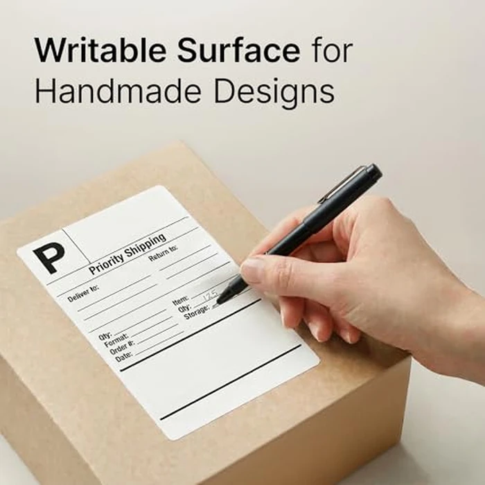 3 1/2" X 5" Matte White Printable Labels Compatible with Inkjet and Laser Printers - 250 Sheets, 1000 Stickers for Shipping, Mailing, and Organization - Spartan Industrial Template R016 by Spartan Industrial - Image 7