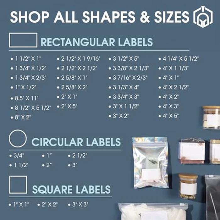 3 1/2" X 5" Matte White Printable Labels Compatible with Inkjet and Laser Printers - 250 Sheets, 1000 Stickers for Shipping, Mailing, and Organization - Spartan Industrial Template R016 by Spartan Industrial - Image 8