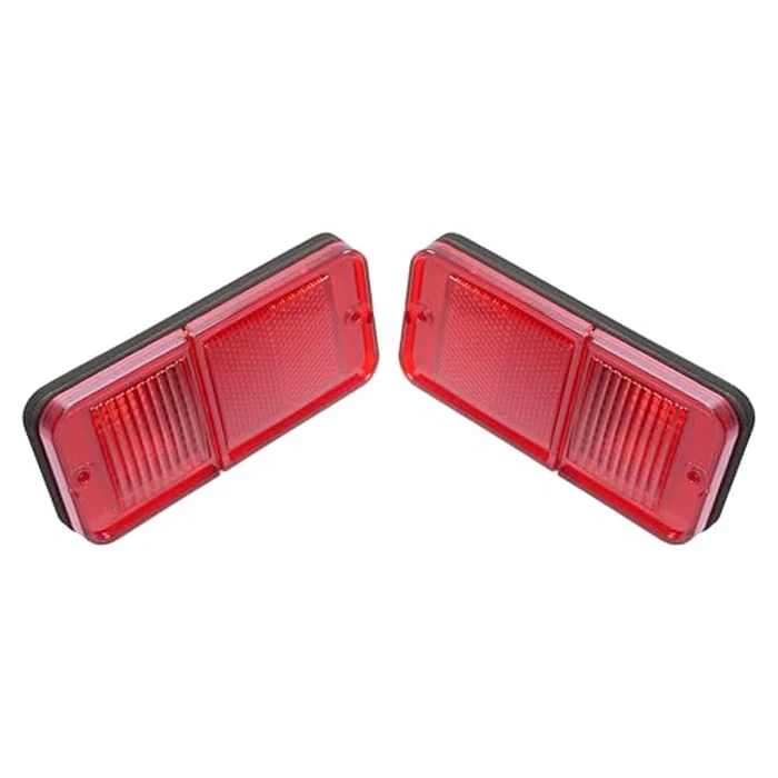 HECASA LED Rear Side Marker Lights for 1968-1972 Chevy/GMC C/K Truck/Suburban, Red Lens, 2Pcs (Driver & Passenger Side) - Replacement for CT26713/0849633 by HECASA - Image 3