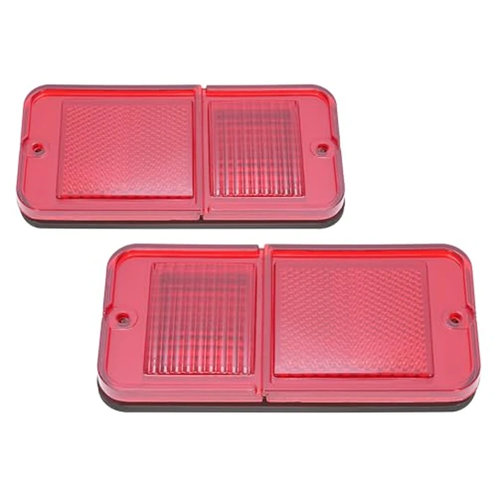 HECASA LED Rear Side Marker Lights for 1968-1972 Chevy/GMC C/K Truck/Suburban, Red Lens, 2Pcs (Driver & Passenger Side) - Replacement for CT26713/0849633 by HECASA - Image 4