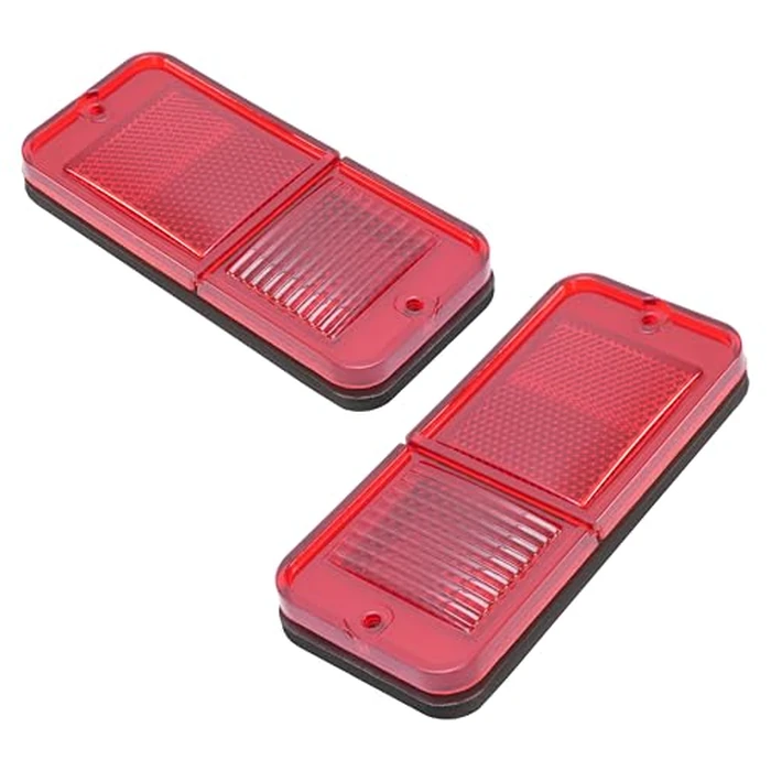 HECASA LED Rear Side Marker Lights for 1968-1972 Chevy/GMC C/K Truck/Suburban, Red Lens, 2Pcs (Driver & Passenger Side) - Replacement for CT26713/0849633 by HECASA - Image 5