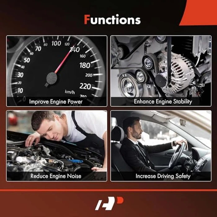 A-Premium Serpentine Belt 123 In For Ford E-250 04-14, E-150 E-350 Club Wagon 04-05, E-450 Super Duty 04-16, Accessory Drive, 6 Rib by A-Premium - Image 6