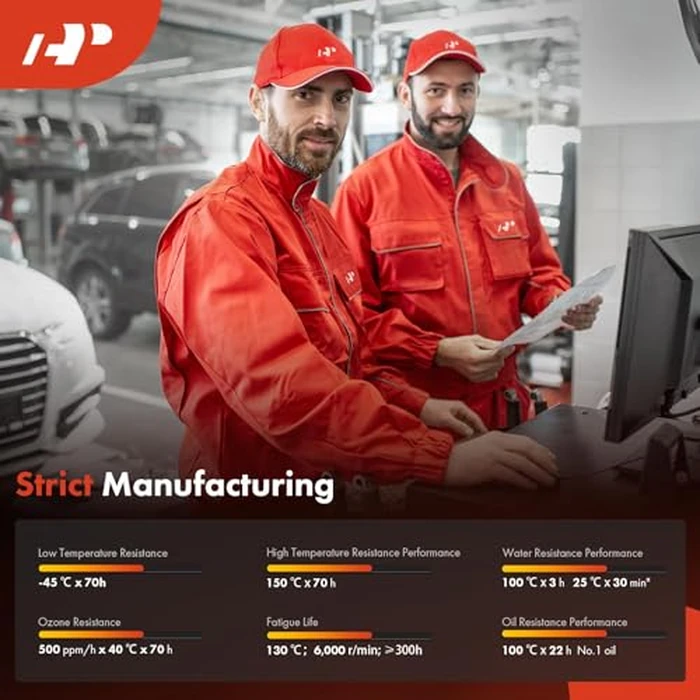 A-Premium Serpentine Belt 123 In For Ford E-250 04-14, E-150 E-350 Club Wagon 04-05, E-450 Super Duty 04-16, Accessory Drive, 6 Rib by A-Premium - Image 7