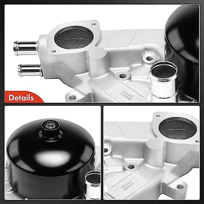 A-Premium Engine Water Pump W/Gasket Compatible with Chevy, Pontiac & Avanti - Camaro 98-02, Corvette 97-04, Firebird 98-02, GTO 04-06, II 01-04, 5.7L 6.0L, GMC LS1/LS6, Replace for# 19195105 by A-premium - Image 7