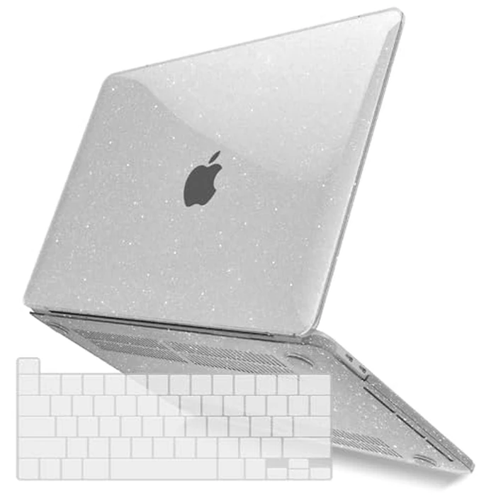 IBENZER Compatible with 2025 2024 M2 M1 MacBook Pro 13 Inch Case 2025-2016 A2338 A2289 A2251 A2159 A1989 A1706 A1708, Hard Shell Case&Keyboard Cover for Mac Pro 13, Star Clear,CA-T13-S-CL+1 by IBENZER - Used - Very Good condition - CA$10.83