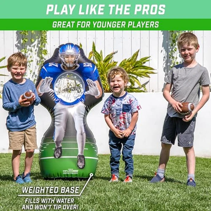 GoSports Football Toss Game for Kids - 4 ft Inflatable Receiver Touchdown Toss Game by GoSports - Image 5