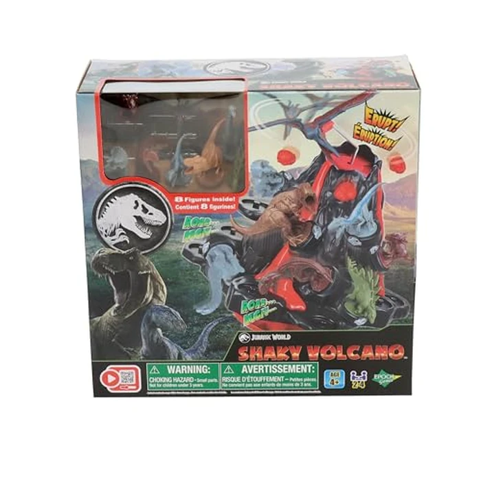 EPOCH Games Jurassic World Shaky Volcano - Action-Packed Tabletop Dinosaur Game for Ages 5+ by EPOCH Games - Image 7