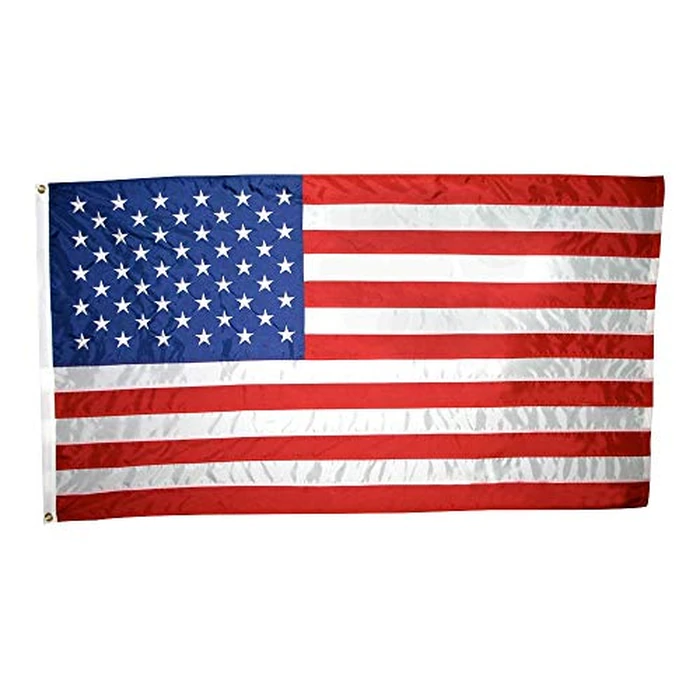 Annin Flagmakers American Flag All-Weather Nylon SolarGuard Nyl-Glo, 2.5 x 4 Feet (Model 2440) 100% MADE in USA by Annin Flagmakers - Image 1