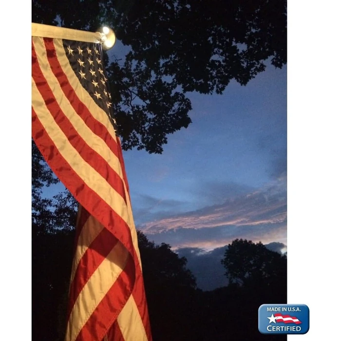 Annin Flagmakers American Flag All-Weather Nylon SolarGuard Nyl-Glo, 2.5 x 4 Feet (Model 2440) 100% MADE in USA by Annin Flagmakers - Image 7