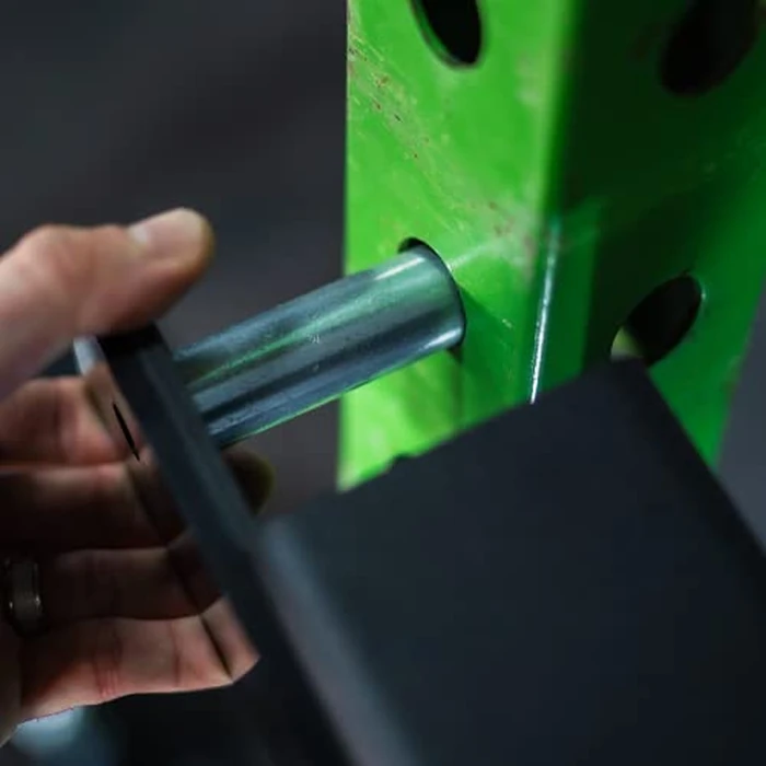 FringeSport Heavy Duty 3x3 inch J-Cups, J-Hooks (Pair) for Squat Rack- Weightlifting, Crossfit, Strength Training Accessories-1,000 LB Capacity, Spotter Arms, Olympic Bar Attachments, Rack Attachments by FringeSport - Image 7