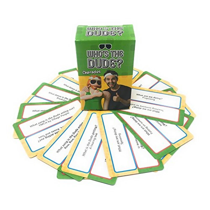 Charades Game for Family Who's The Dude Identity Fun Games Gift for Reunion Adult Game Night Ages 16+ 440 Funny Scenarios by Identity Games [www.identity games.com] - Image 2