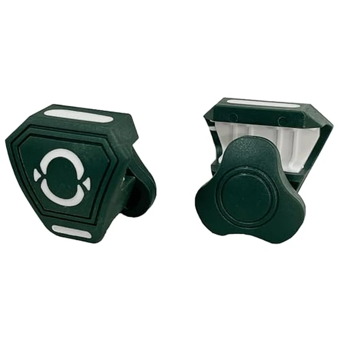 O Shield Football Visor Clip, Suitable with Any Kinds of Football Helmet Visor, High Impact Absorbing Ability, Less Distortion, Youth and Adult are Available for Use, Dark Green by O SHIELD - Used - Like New condition
