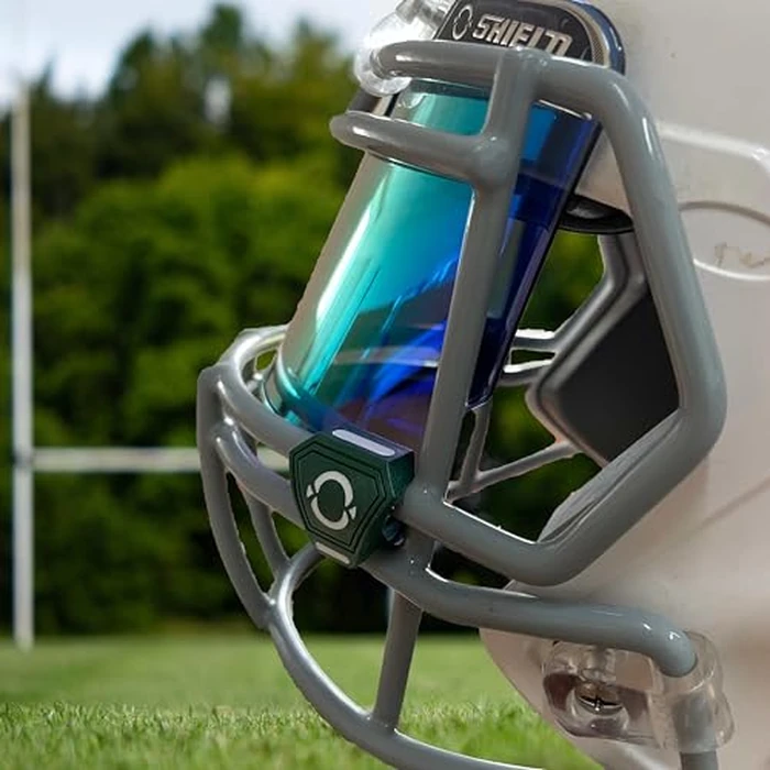 O Shield Football Visor Clip, Suitable with Any Kinds of Football Helmet Visor, High Impact Absorbing Ability, Less Distortion, Youth and Adult are Available for Use, Dark Green by O SHIELD - Image 4