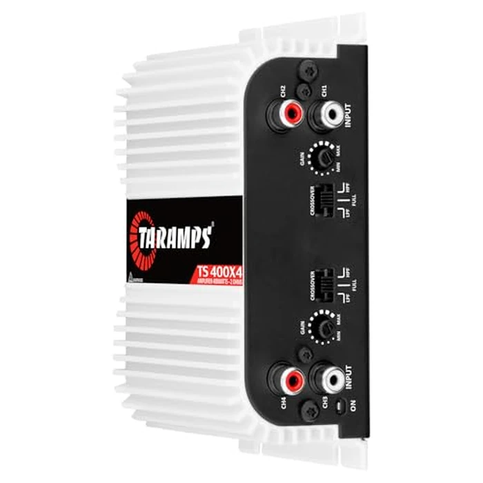 Taramps TS 400x4 400 watts RMS 4 Channels Full Range Car Audio Amplifier, 2 Bridged Channels, RCA Input Class D, Output Power, Multichannel Amplifier System, Small - TS400X4 by Taramp's - Image 3