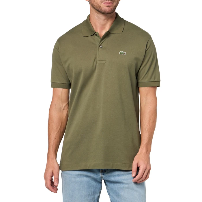 Lacoste Men's Classic Fit L.12.12 Original Piqué Polo Shirt, Olive, Large by Lacoste - Used - Very Good condition - US$43.72
