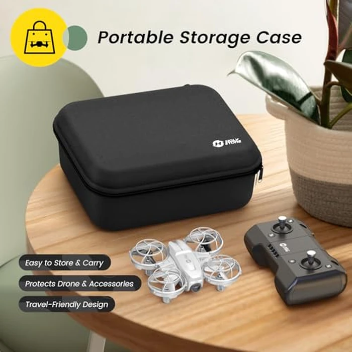 Holy Stone HS420 Mini Drone with 1080P HD FPV Camera for Kids Adults Beginners, Pocket RC Quadcopter with 3 Batteries,Toss to Launch,Gesture Selfie, Altitude Hold, Circle Fly, White by Holy Stone - Image 8