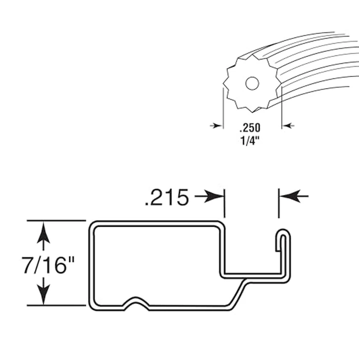 Prime-Line P 7604 0.25 In. x 250 ft. Roll Black Spline (1 Roll) by PRIME-LINE - Image 5